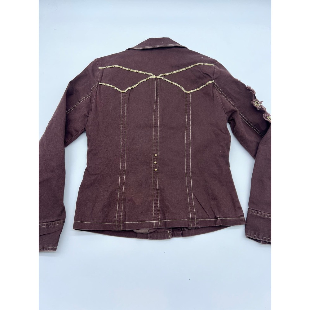 NWT Aziz Burgundy Blazer Jacket Size S - Picture 10 of 12